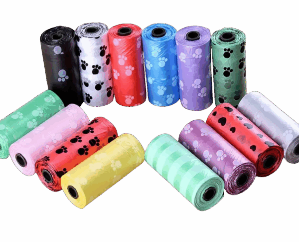 bolsa recoge fecas colores varios