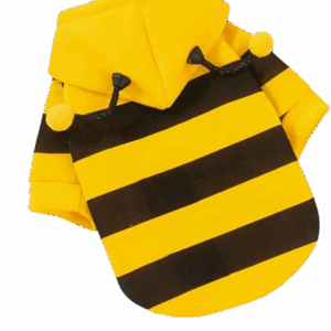 sweter con temática de abeja para mascotas