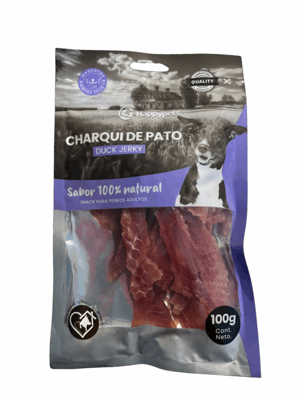 charqui de pato para perro 100gr